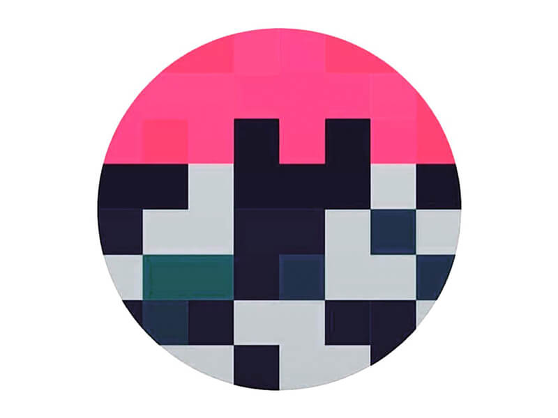 Minecraft Circle Pixel Art Icon Design