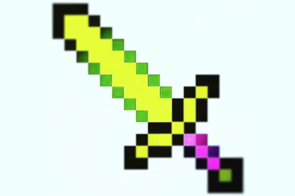 Minecraft-Hyper-Green-Pixel-Sword