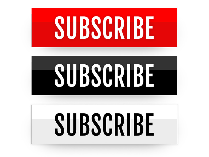 Free YouTube Subscribe Button PNGS #6