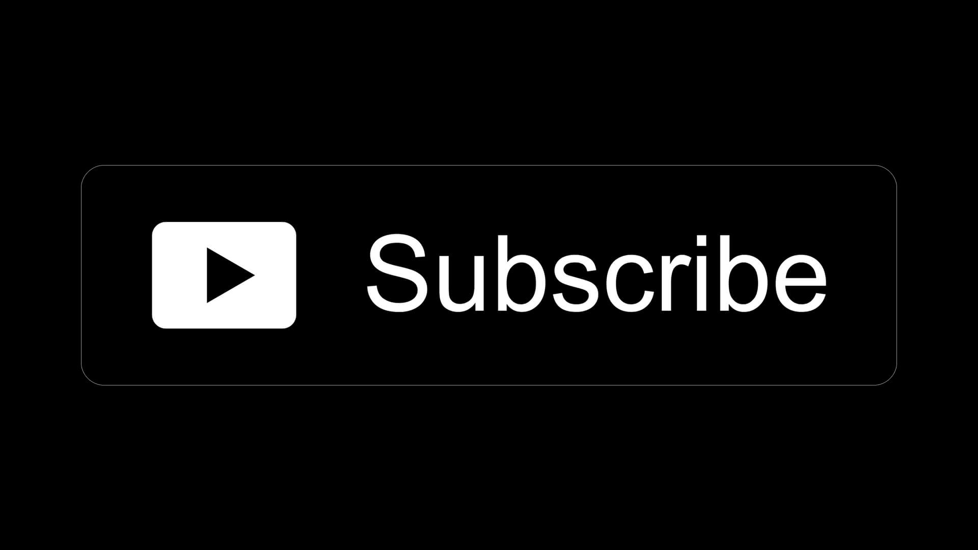 Free Black YouTube Subscribe Button PNG Download By AlfredoCreates 11