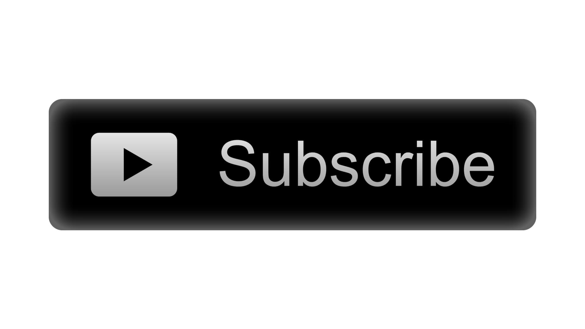Free Black YouTube Subscribe Button PNG Download By AlfredoCreates 17