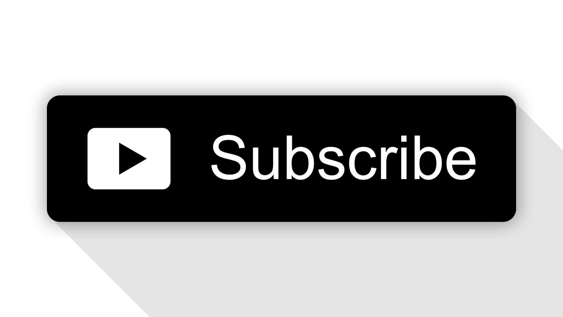 Free Black YouTube Subscribe Button PNG Download By AlfredoCreates 26
