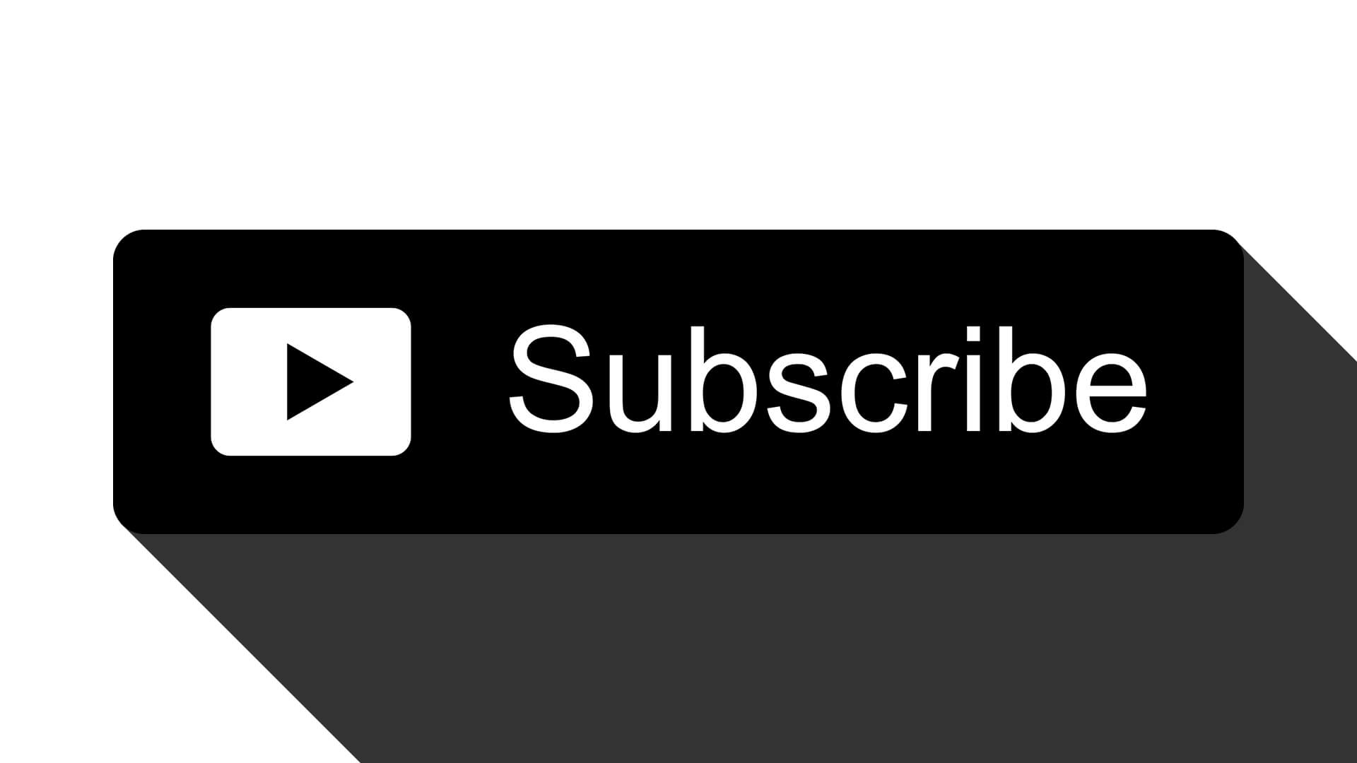 Free Black YouTube Subscribe Button PNG Download By AlfredoCreates 27
