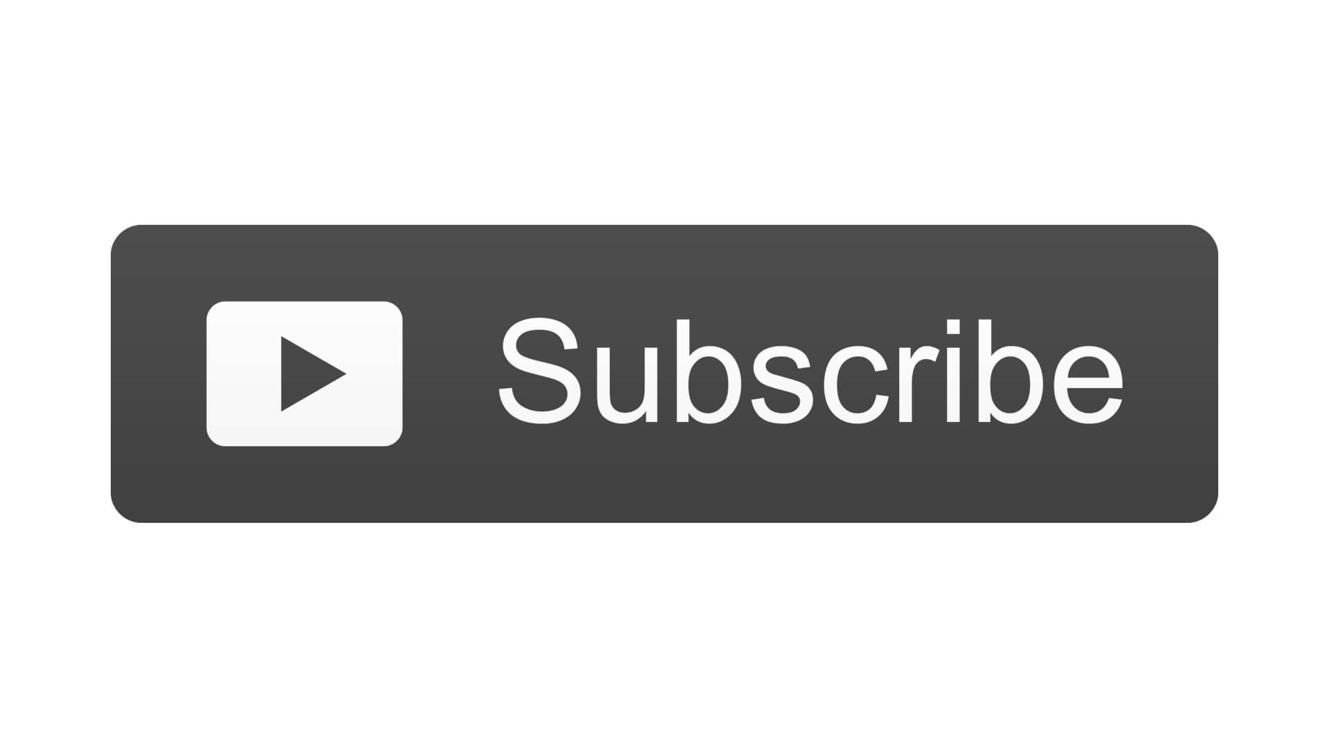 Free Black YouTube Subscribe Button PNG Download By AlfredoCreates 5