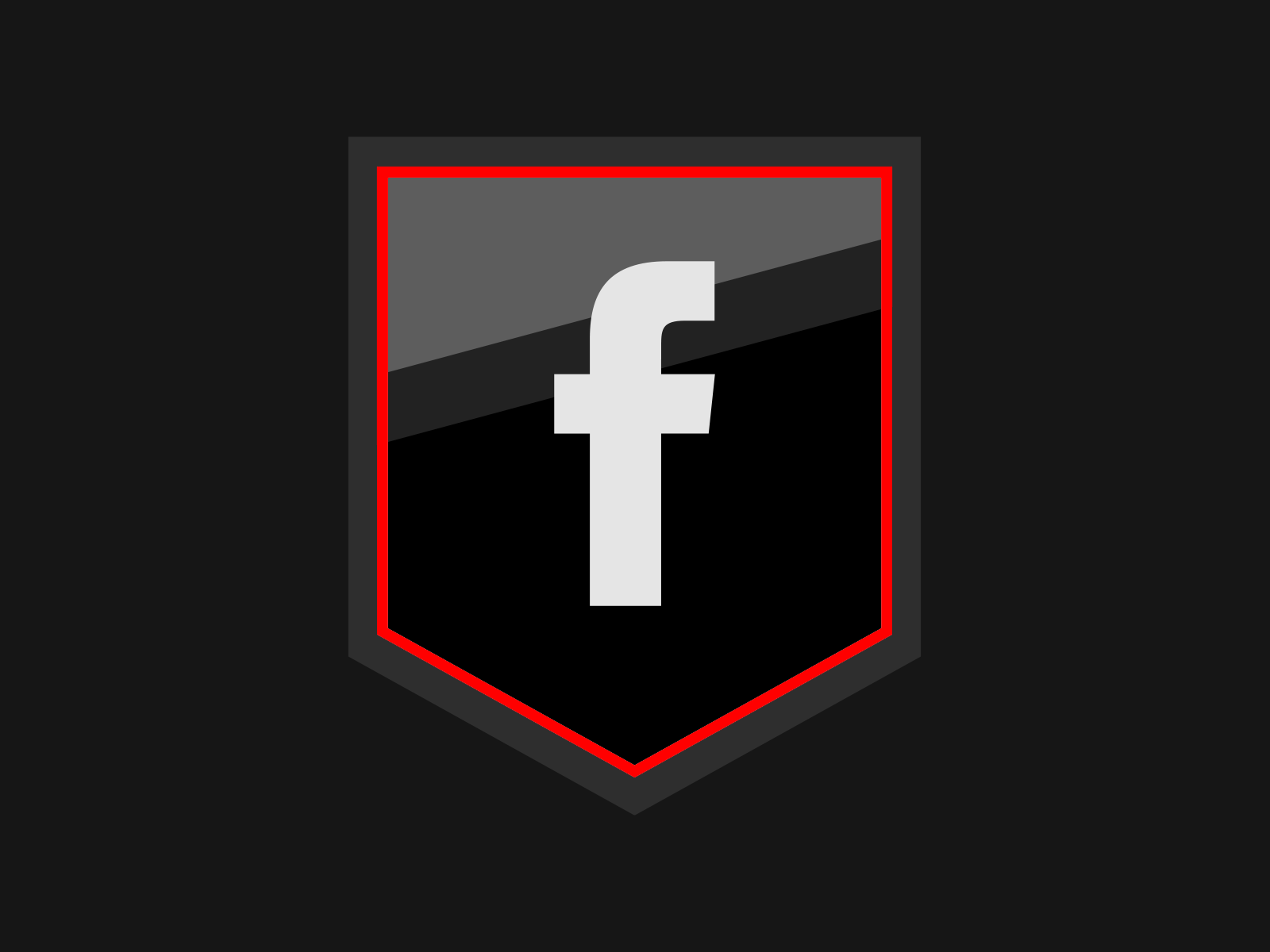 Animated Facebook Shield Icon Free Download