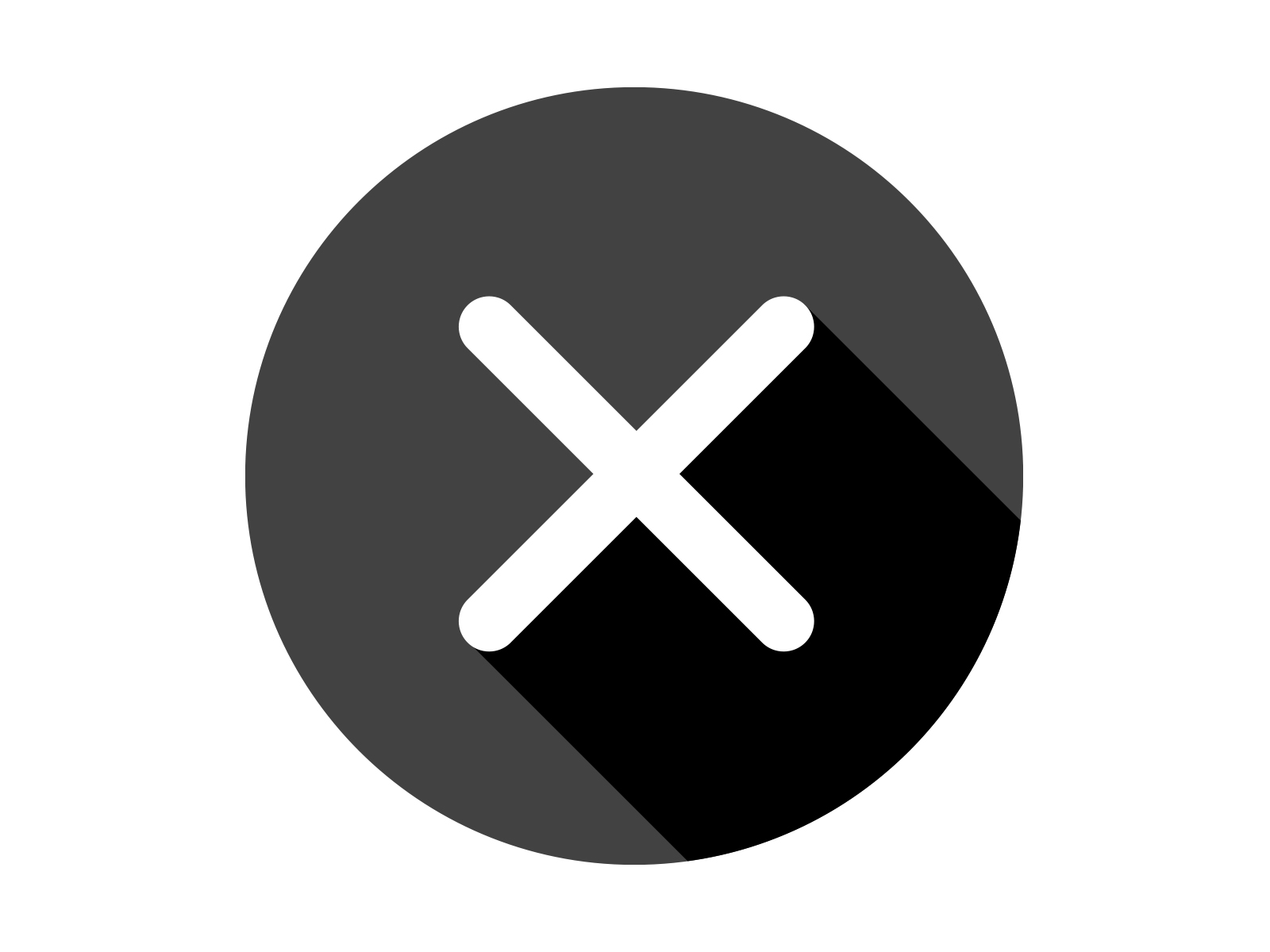 Delete X UI Icon