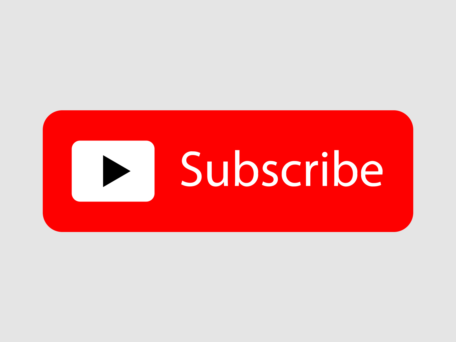 Red Free YouTube Subscribe Transparent Button Icon By AlfredoCreates 2