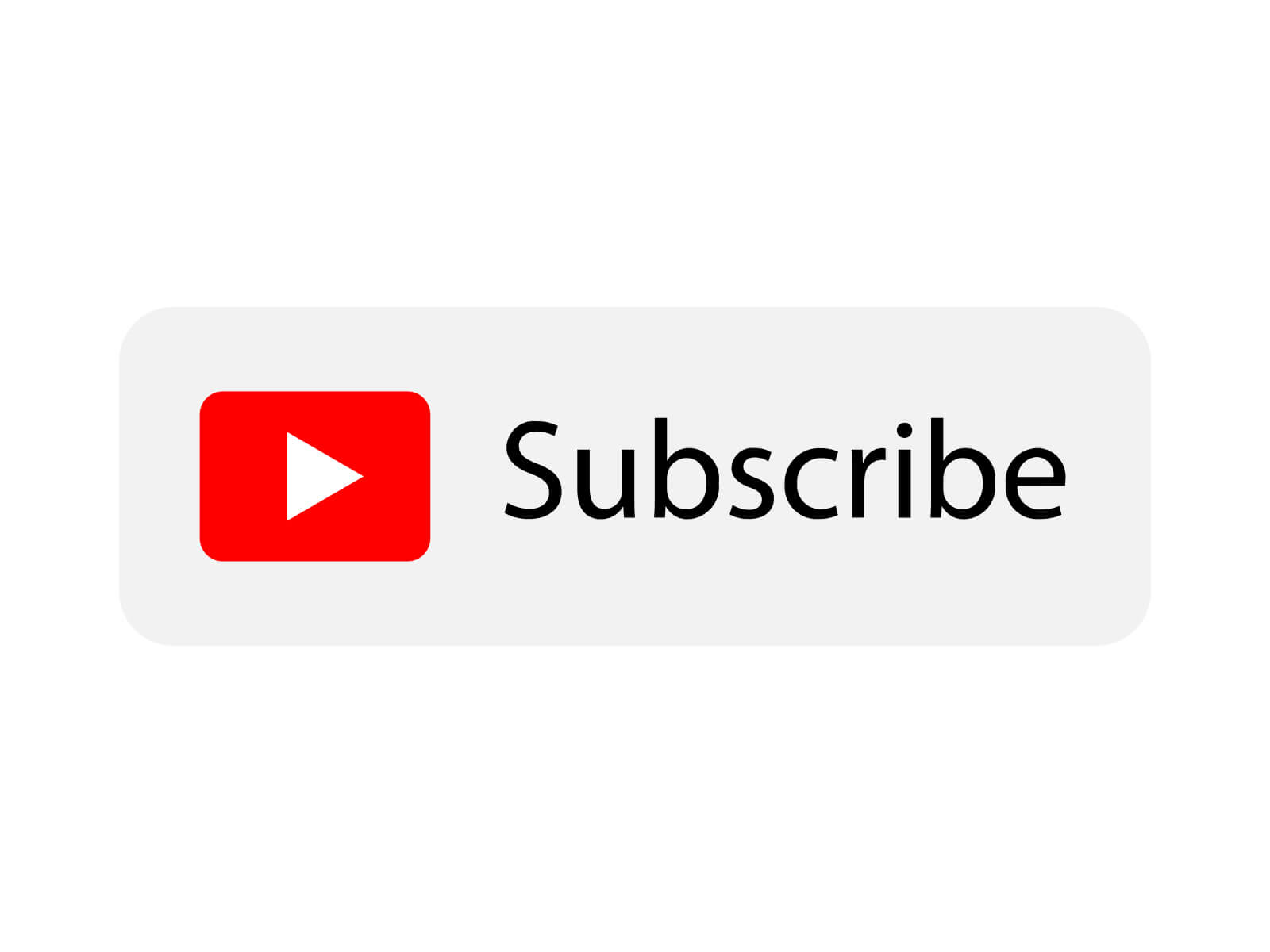 White Free YouTube Subscribe Transparent Button Icon By AlfredoCreates