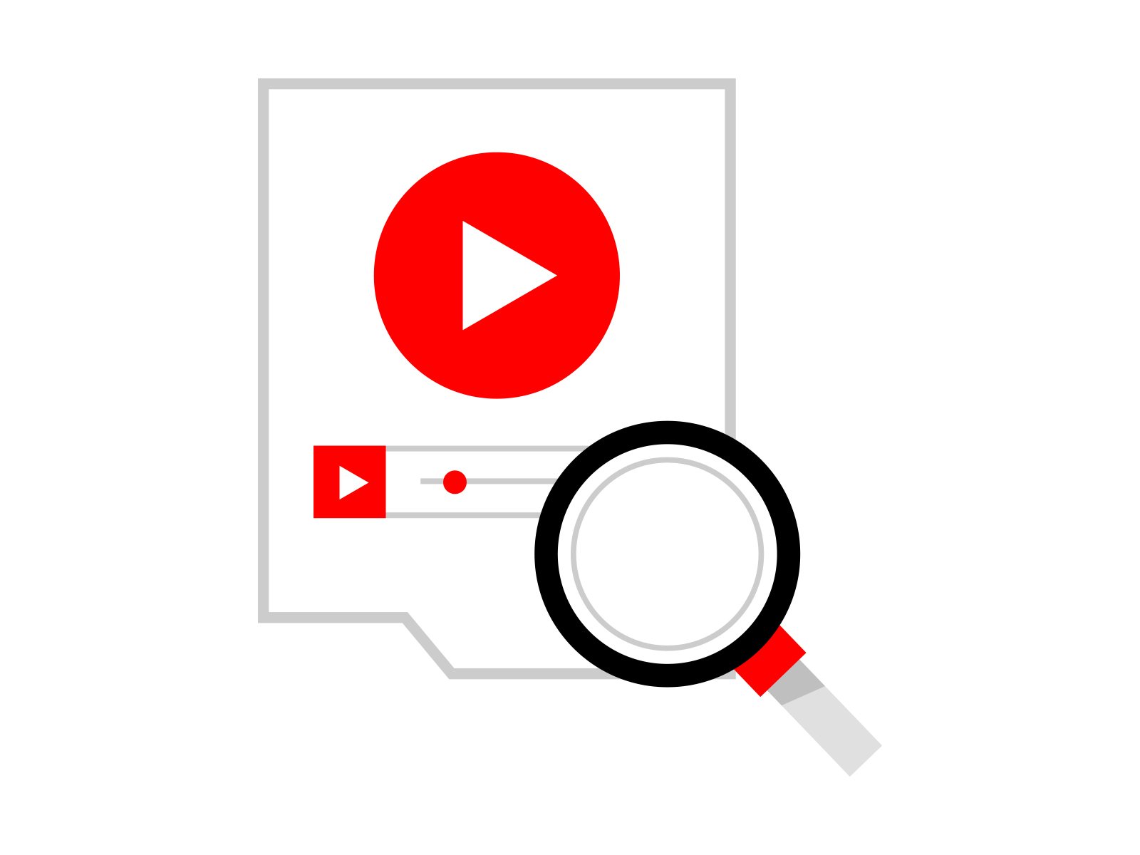 YouTube Video Search Analytics Icon