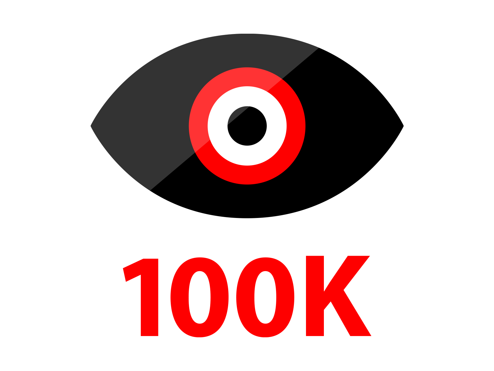 100k YouTube Subscriber Views Icon