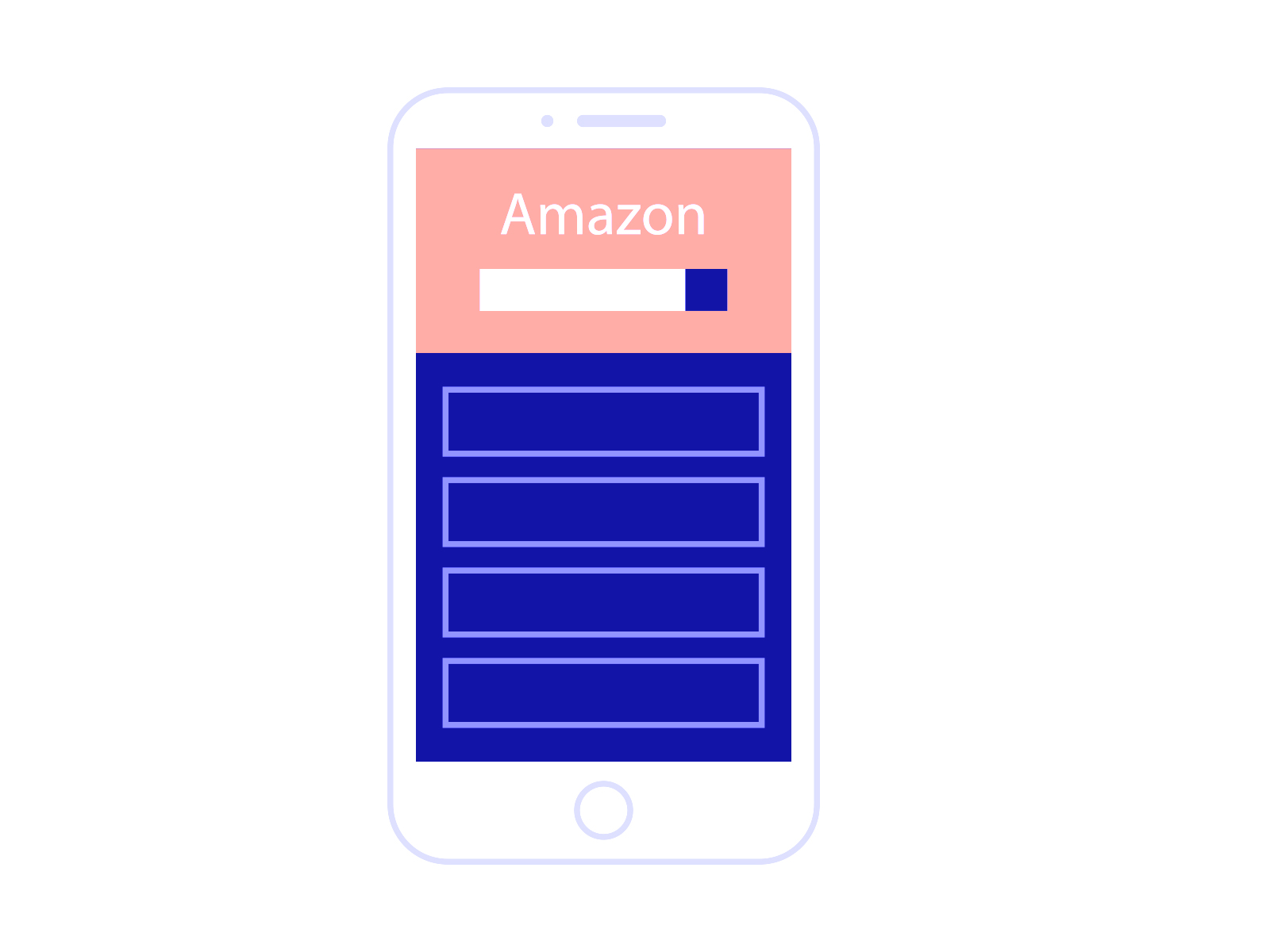 Amazon Mobile Phone Shopping Icon