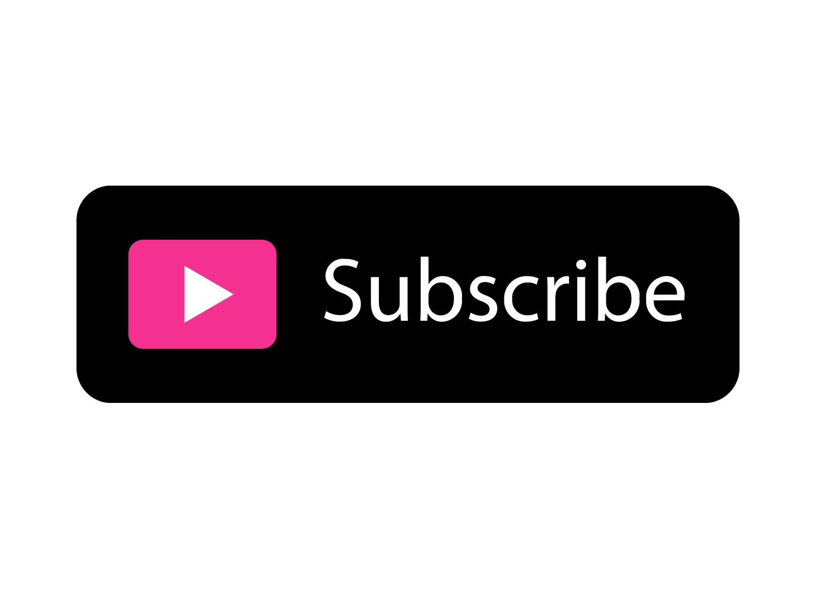Black Pink Free YouTube Subscribe Button PNG Download
