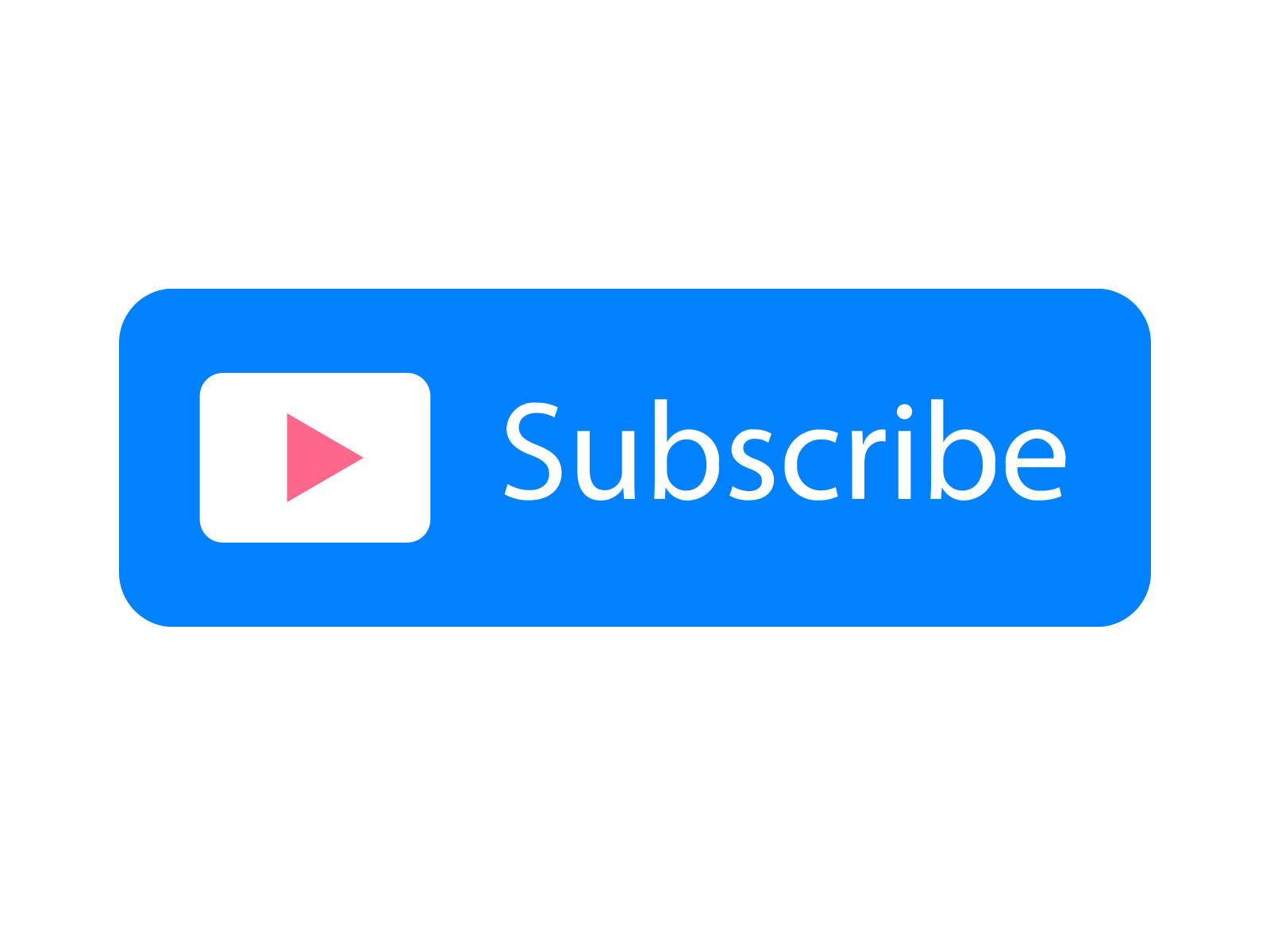 Blue Free YouTube Subscribe Button Icon