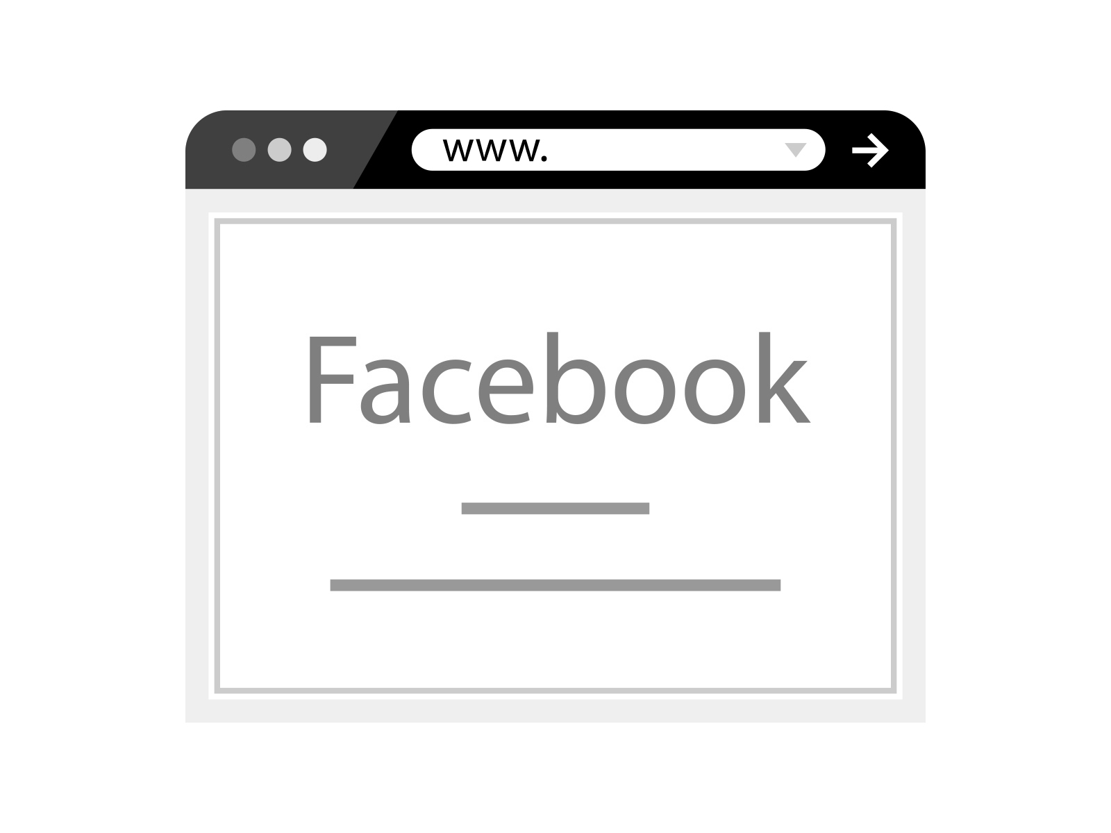 Facebook Online Web Page Icon 2