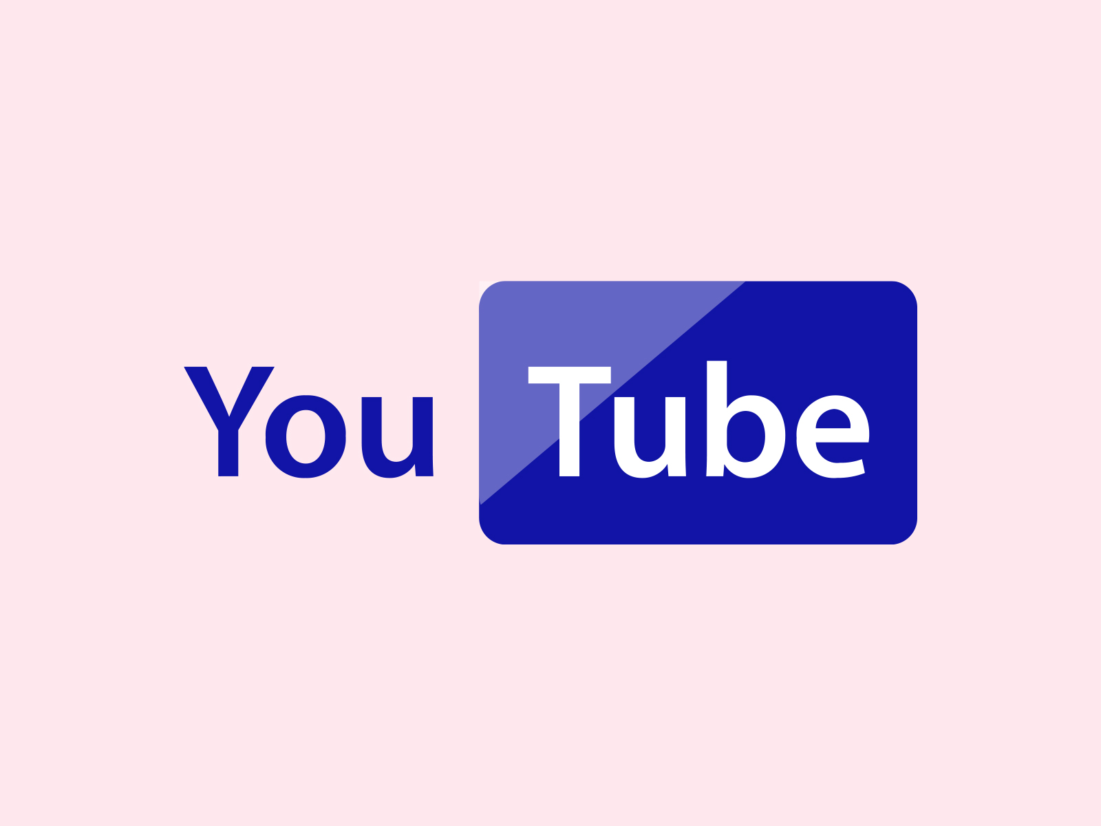 Free YouTube Blue Icon Design