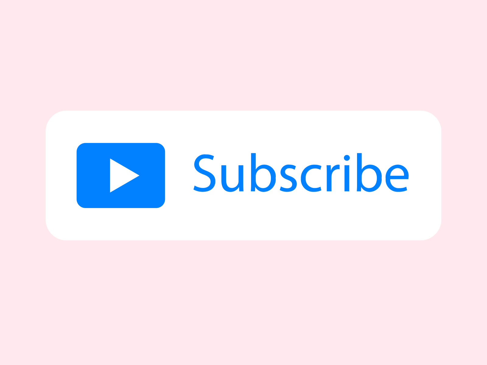 Free YouTube Subscribe Button Icon