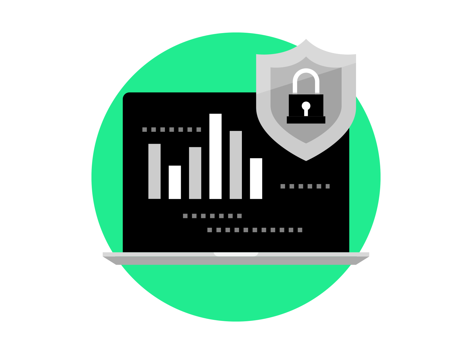Green Anti Virus Security Document Icon