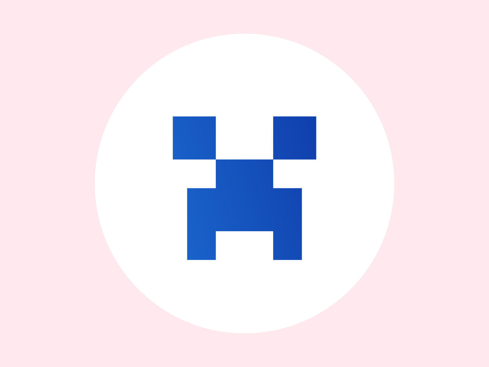 Minecraft Creeper Round Icon Design Inspiration