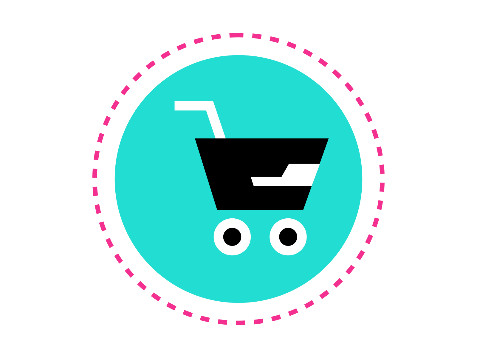 Online Shopping Cart Icon Design Inspiration