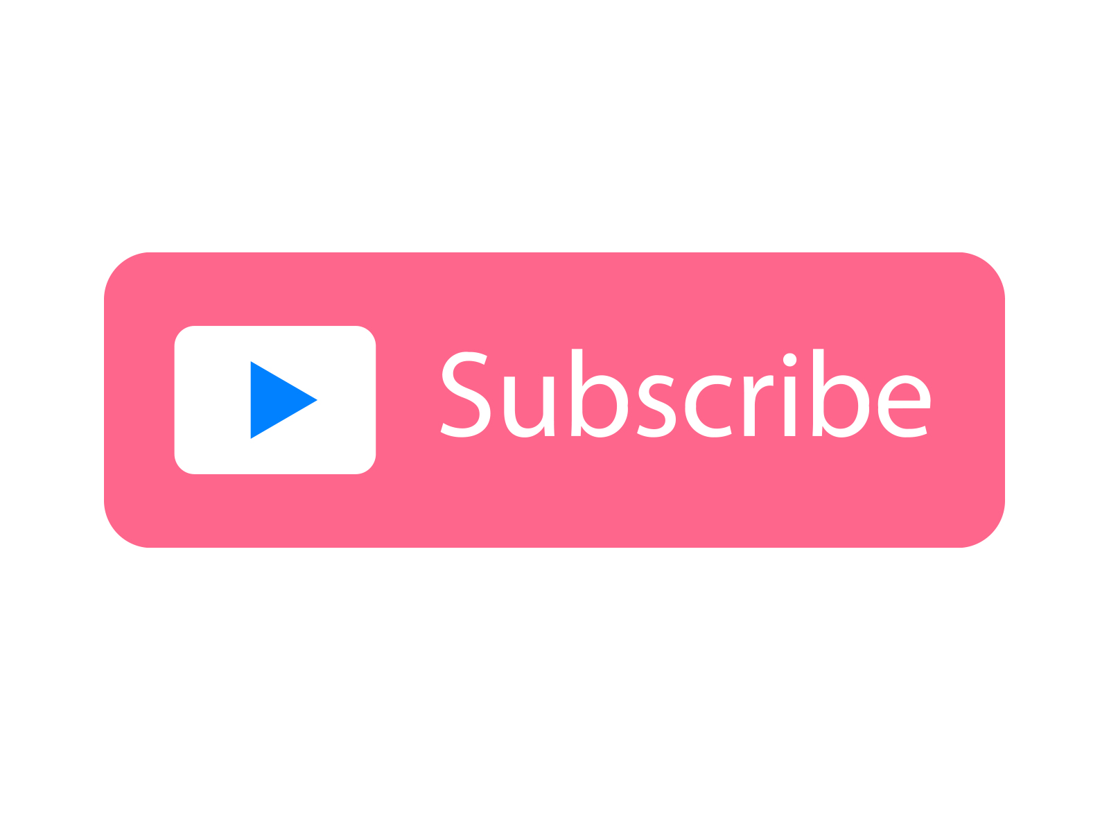 Pink Free YouTube Subscribe Button Icon