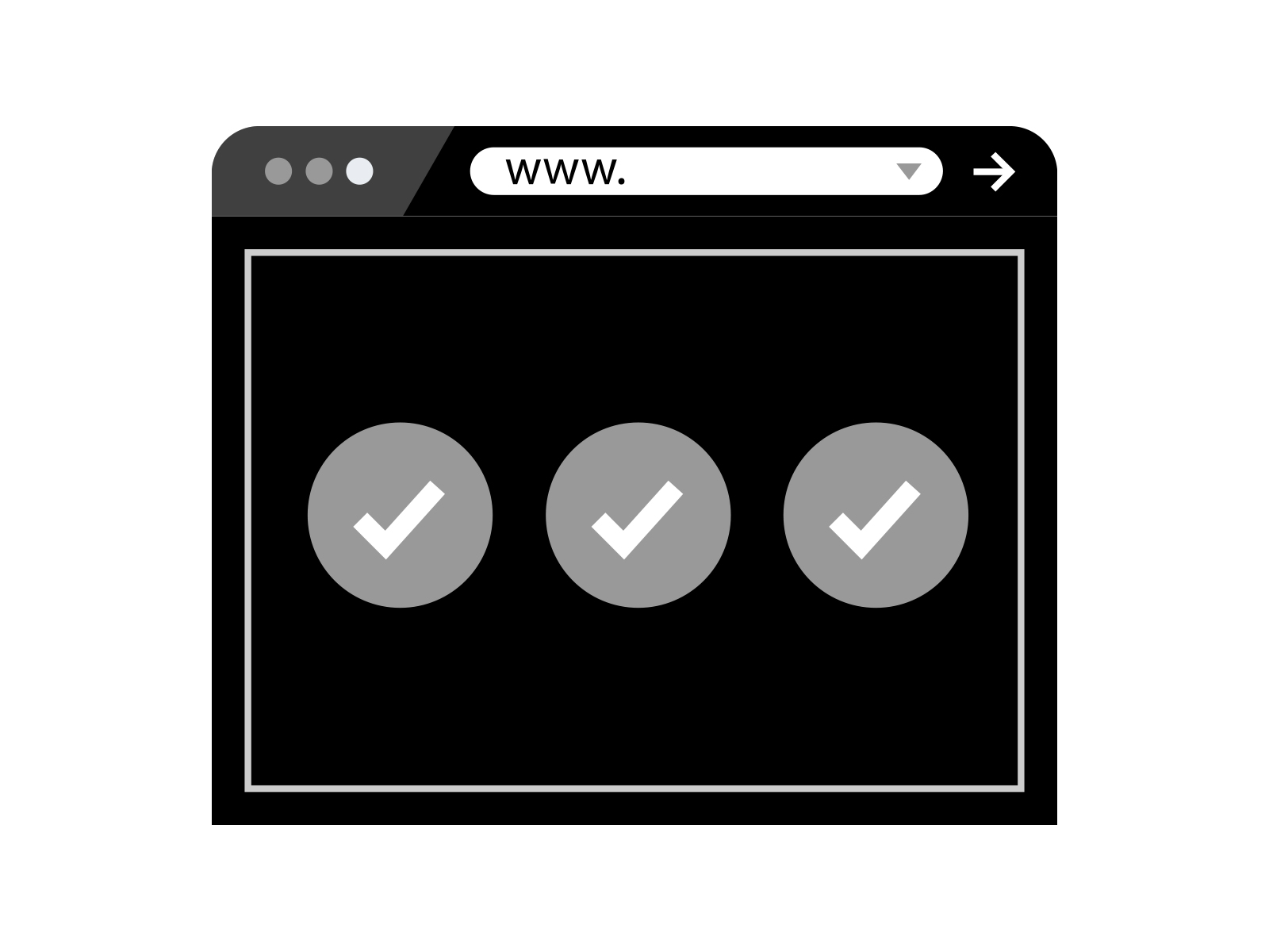 Web Wireframe Icon Design