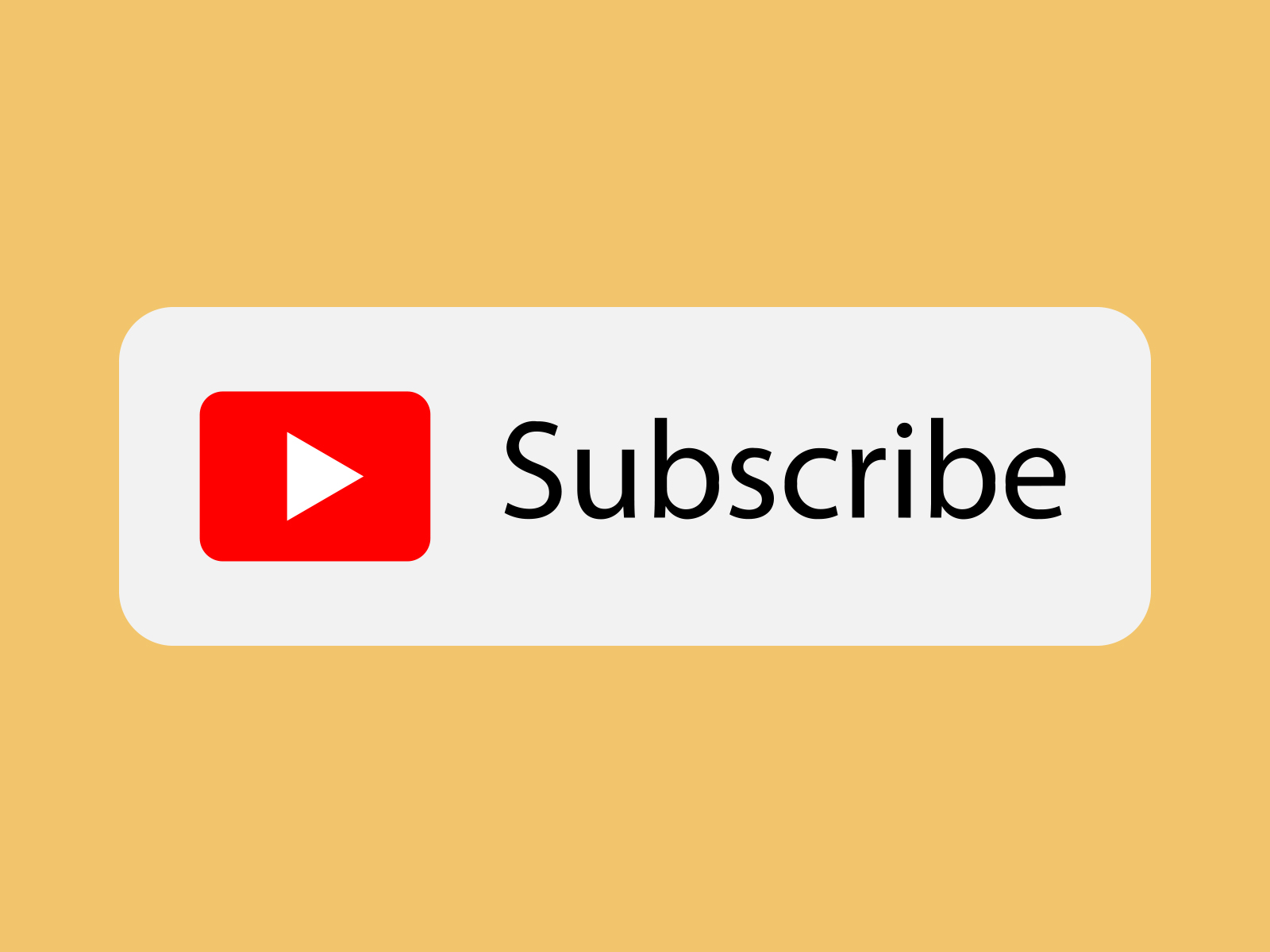 White Free YouTube Subscribe Transparent Button Icon By AlfredoCreates 2